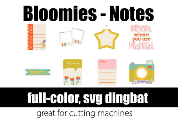 Bloomies Notes: A Creative Dingbat Font for Journaling