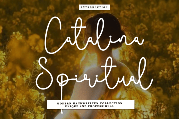 Catalina Spiritual: Discover the Elegant Script Font for Artisan Brands