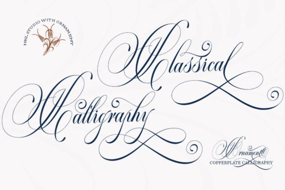 Classical Calligraphy Font: Elegant Script for Designs