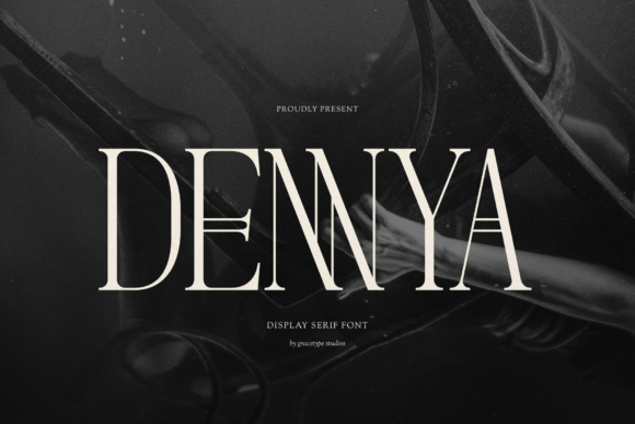 Dennya: A Modern Serif for High-Contrast Sophistication