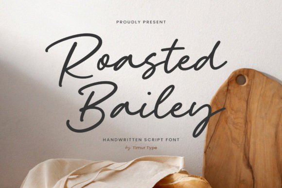 Discover Roasted Bailey: A Modern Calligraphic Typeface