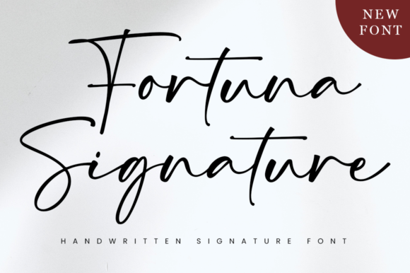 Discover the Elegance of Fortuna Signature Font