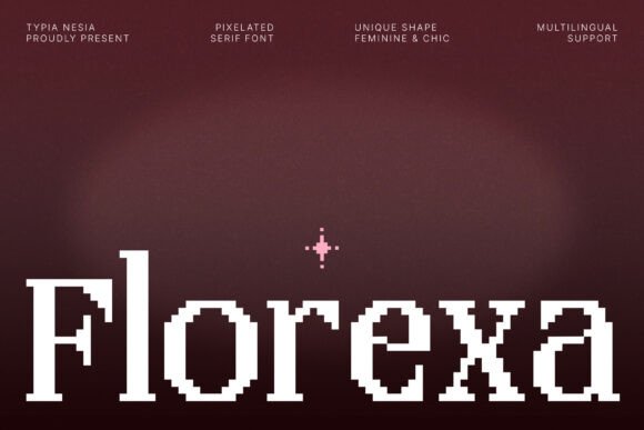Florexa: Where Classic Serif Elegance Meets Digital Charm