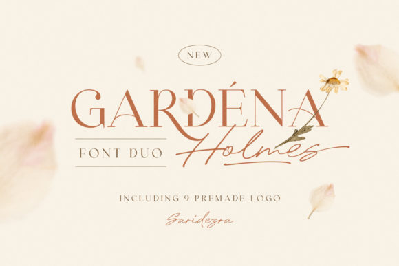Gardena Holmes: A Chic Serif & Script Font Duo