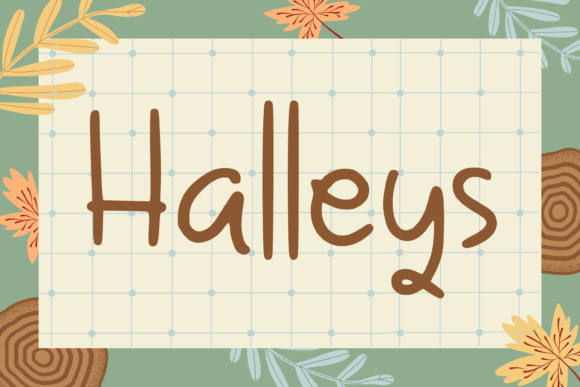 Halleys: A Delicate and Flowing Typeface for Creative Projects