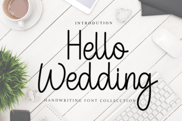 Hello Wedding: A Fun Handwriting Font for Cheerful Designs