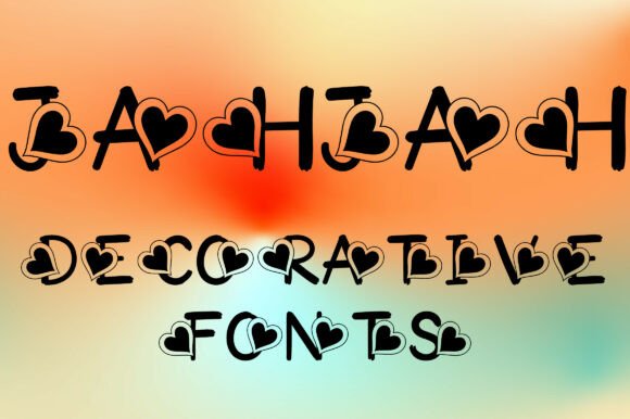 Jahjah: A Sweet and Charming Typeface for Creative Designs
