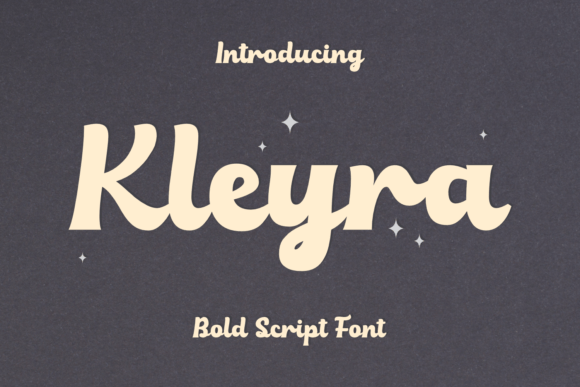 Kleyra: A Bold Script Font for Personal Design