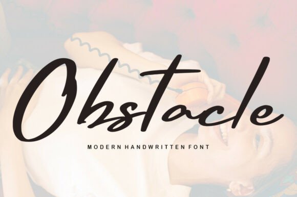 Obstacle: A Delicate and Elegant Handwritten Font