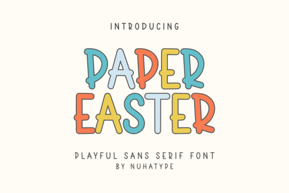 Paper Easter: Elegant Minimalist Font for Creative Projects