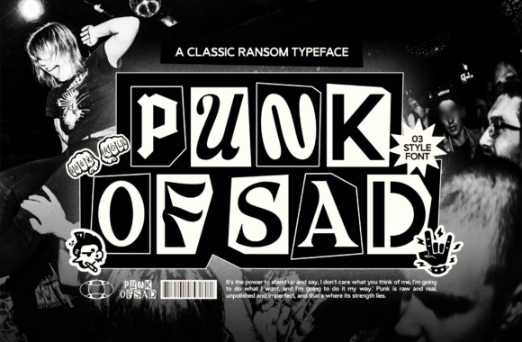 Punk Of Sad: A Typeface for Bold, Unconventional Design