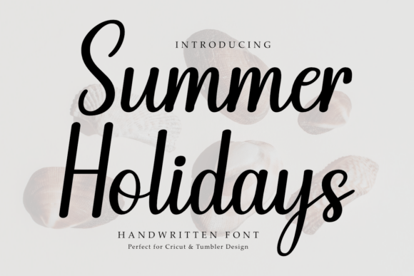 Signature Holidays: A Sweet, Handwritten Font for Creative Projects