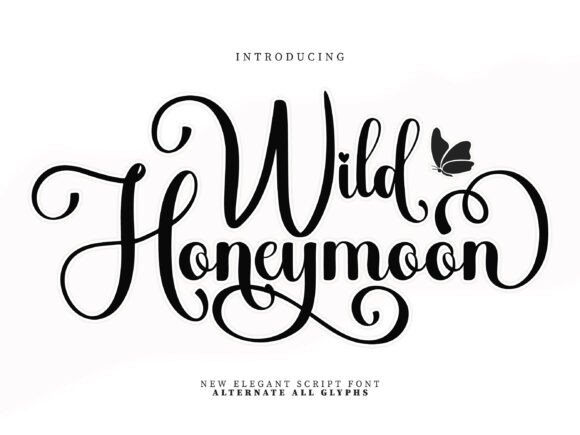 Wild Honeymoon: A Font for Timeless Romance